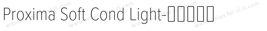 Proxima Soft Cond Light字体转换
